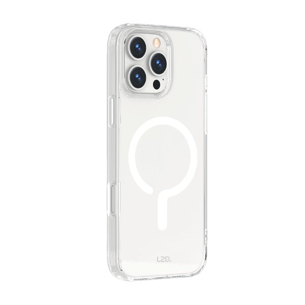 كڤر حماية بتصميم دائري من ليزل متوافق مع MagSafe لهاتف iPhone 16 Pro Max | أبيض كڤر حماية بتصميم دائري من ليزل متوافق مع MagSafe لهاتف iPhone 16 Pro Max | أبيض